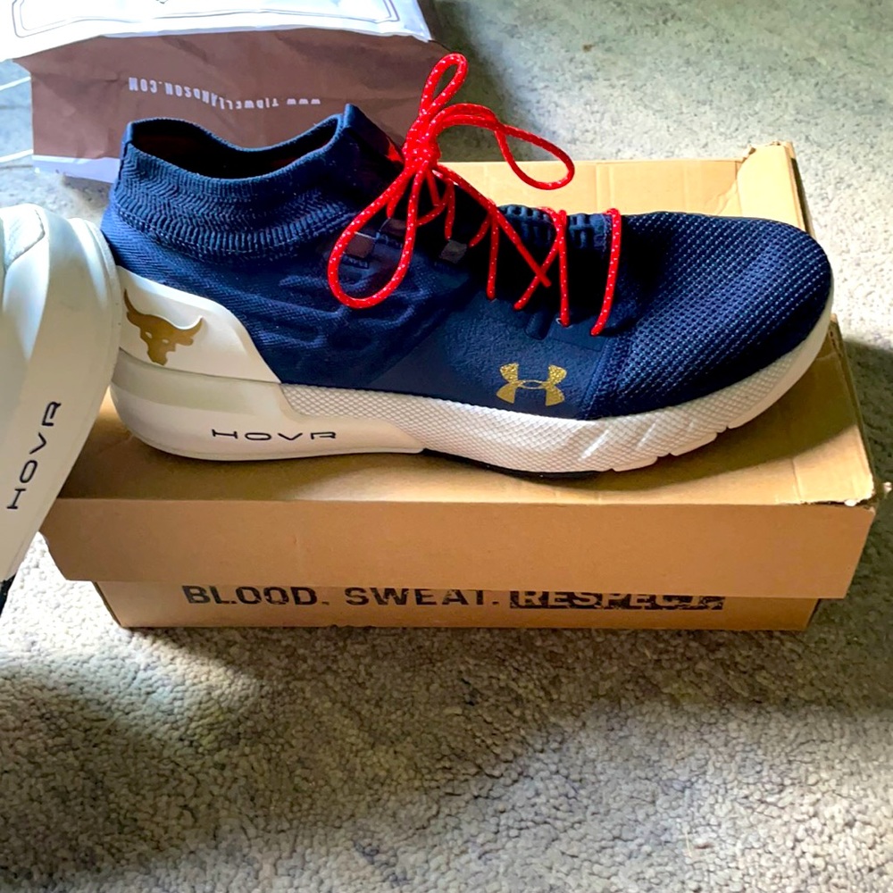 UA Project Rock 2 Navy Bleu Marine